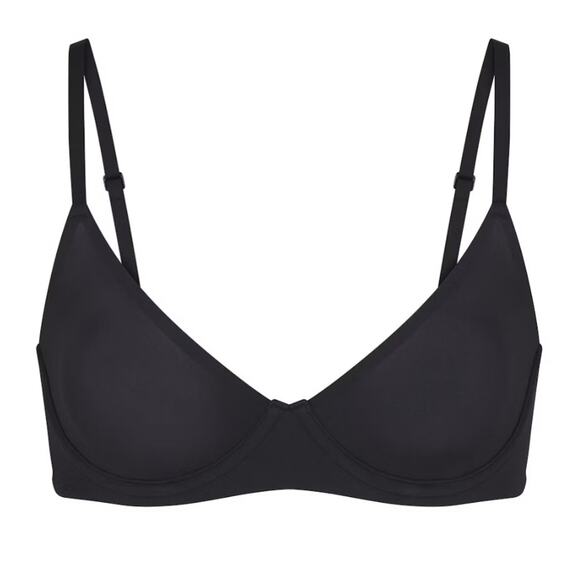 NWT Skims Fits Everybody Unlined Demi Bra - Onyx, 36H - Picture 1 of 7